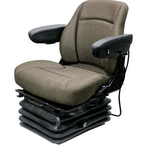Siège de tracteur 12V pour Case IH / New Holland / McCormick avec suspension pneumatique - Product Image 1