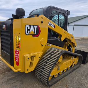 Chargeuse compacte sur chenilles CATERPILLAR 279D3 avec cabine EROPS, chauffage et climatisation, écran avancé avec caméra, hydraulique auxiliaire à haut débit - Product Image 4