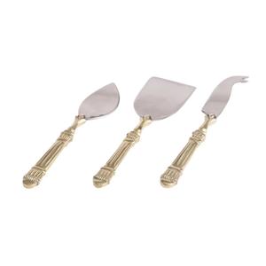 Juego de Cuchillos para Queso de Metal Fundido con Diseño Icónico MOB, Cubertería Plateada Resistente para Hoteles, Restaurantes y Servicios de Catering - Product Image 5