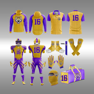 2025 meilleure qualité séchage rapide garçons hauts conçus sur mesure jeunes uniformes de Football américain ODM XL exclusif court imprimé grande taille - Product Image 1