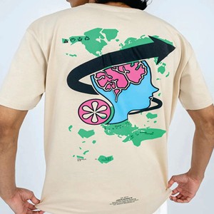 Chemise Hip Hop à col montant pour hommes: surdimensionnée Street Style Statement en noir et blanc - Product Image 2