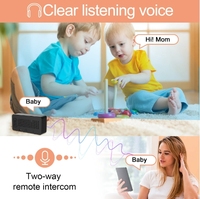 Horloge 2MP IWFCAM APP WIFI sécurité caméra ip sans fil alimenté par batterie WIFI caméra Mini WIFI horloge caméra