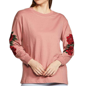 Solid Color Plain Pullover Women <b>Sweatshirts</b> Custom Logo & Customize Designs Women <b>Sweatshirts</b> Breathable Wholesale Customized - Product Image 4