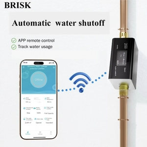 Monitor de Agua Inteligente Brisk 2026, Válvula de Cierre Automático, Detector de Fugas de Agua Wifi para Proteger su Hogar de Daños por Agua - Product Image 4