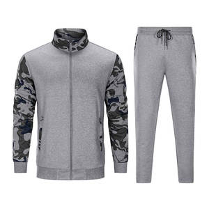 Logo personnalisé Vente en gros Survêtement en polaire Hommes Jogger Survêtement Grande Taille Automne Survêtement à fermeture éclair - Product Image 2