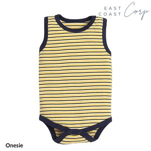 Mono de media manga de algodón suave para recién nacidos | Body a rayas y estampado - Product Image 1