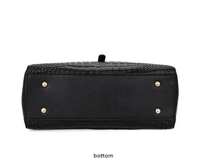 Bolso de Mano de Mujer de Cuero Genuino con Patrón de Cocodrilo, Ligero, de Alta Calidad, Diseño de Proveedor Nuevo de Fábrica, Precio de Mayoreo Económico - Product Image 6