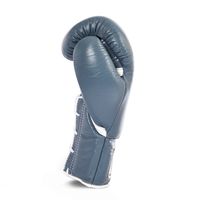 Guantes de Boxeo GYMSTERO de Alta Calidad, Personalizables, de Cuero Vacuno Genuino, con Cierre de Gancho y Bucle, Dedos Completos, Correa de Muñeca Ajustable, 8-18 oz