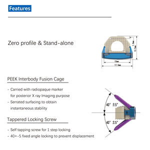 Prix d'usine Meditech Implants chirurgicaux orthopédiques certifiés CE de haute qualité en acier inoxydable satiné manuel de pédicule de la colonne vertébrale polyaxiale - Product Image 4