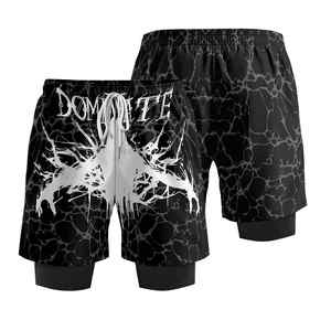 Impression par sublimation personnalisée Short de course 2 en 1 à séchage rapide Short de plage pour homme Short d'entraînement - Product Image 1