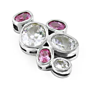 925 Silver Gemstone Pendant for Women Daily Wear Jewelry with Rhodium Plating <b>Rose</b> Gold and Platinum GIA Certified - Product Image 2