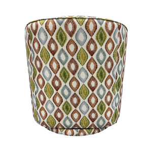 Chaise d'accent de pivot géométrique _ conception vibrante, tapissée au Vietnam - Product Image 4