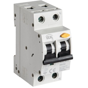 เบรกเกอร์แบบดิฟเฟอเรนเชียล Ideal Kr06 2P 6A รุ่น B6/30 50Hz 230V AC - Product Image 1