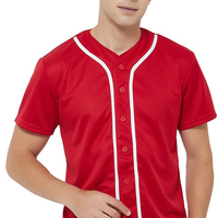 Jersey Baseball Unisex 2026 yang Dapat Disesuaikan, Ukuran Besar, Desain Cetak Nama Tim dan Logo, Bahan Bernapas dan Menyerap Keringat