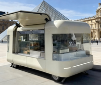 Nouveau type de camion de vente ambulante de café, chariot de restauration, hamburgers, frites, glaces, bus, camion, remorque alimentaire mobile avec cuisine complète