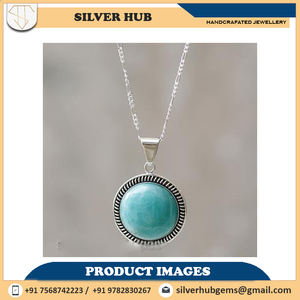 Colgante hecho a mano de amazonita, Plata de Ley 925, Adorable, al mejor precio - Product Image 2