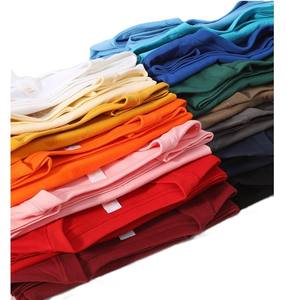 T-shirt unisexe à col rond et manches courtes en coton peigné 200g, écologique, coupe décontractée, prix usine Chine-Bangladesh - Product Image 1