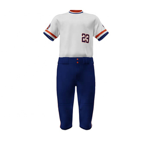 Maillot de Baseball et de Softball en Polyester 100% pour adultes couleur unie uniforme d'équipe de sport respirant vêtements de sport doux et confortables - Product Image 5