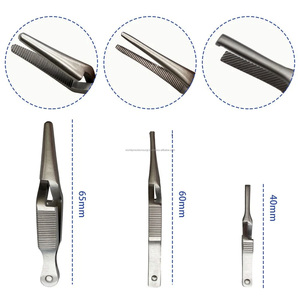 Clip chirurgical de précision pour micro-vasseaux artériels et veineux en acier inoxydable, pince d'occlusion temporaire, clip hémostatique chirurgical - Product Image 3