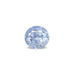 Zafiro Azul de 3.01 Quilates, Gema Natural Facetada, Corte Ovalado de 8mm de Altura, Gema Suelta Compuesta de Ópalo, Aguamarina y Ónix - Product Image 1