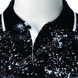 เสื้อโปโลผู้ชายแบบระเหิดแห้งเร็วเสื้อโปโลสำหรับเล่นกอล์ฟพิมพ์โลโก้ของคุณเอง - Product Image 3