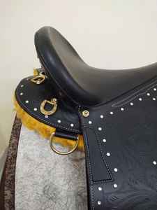 Barco อานม้าทนทานแบบตะวันตกคุณภาพระดับพรีเมี่ยมเครื่องมือหนังสต็อกออสเตรเลียทำจากไม้สวมใส่สบายรวมอยู่ในสไตล์อังกฤษ - Product Image 4