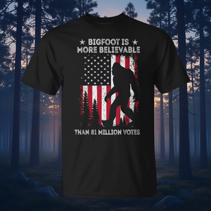 La maglietta Bigfoot è più credibile del falso certificato di 81 milioni di voti - Product Image 3