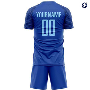 Uniforme de fútbol duradero de poliéster 100% de tendencia superior para adultos Ropa de equipo de etiqueta privada personalizada - Product Image 4