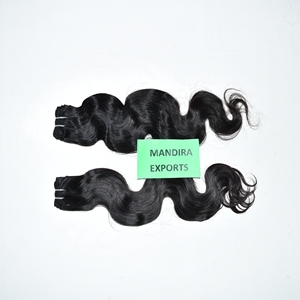 Paquetes de cabello humano natural Bodywave indio de un donante precio barato crudo al por mayor cabello virgen de textura recta sin enredos - Product Image 5