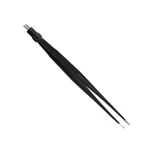 Pinzas de Coagulación Bipolares Reutilizables de Acero Inoxidable Negro, Pinzas Quirúrgicas Bipolares de Bayoneta para Neurocirugía y Microcirugía - Product Image 3