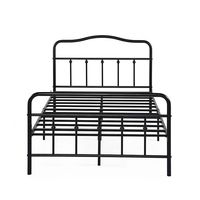Cadre de lit simple en acier réglable, design moderne et personnalisé, pour chambre à coucher