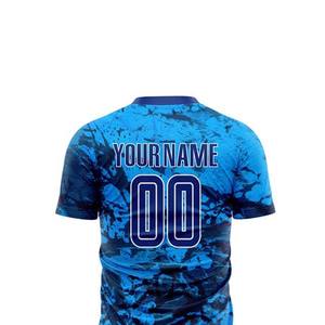 Service OEM ODM pour la dernière conception d'uniformes de football en polyester à manches courtes pour adultes, vêtements de sport pour l'équipe, ensembles de vêtements de football - Product Image 6