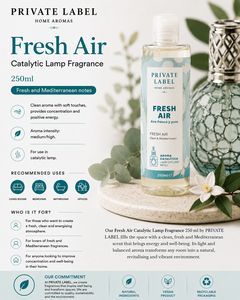 Lámpara Catalítica de Aire Fresco con Fragancia de Marca Privada 250ml OEM |   Recambio de Fragancia para Lámparas Catalíticas |   España UE - Product Image 3