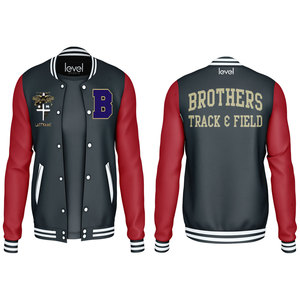 Fabricante de chaquetas universitarias personalizadas tela de peso pesado chaquetas universitarias de béisbol de bombardero de gran tamaño OEM personalizadas para hombres - Product Image 3