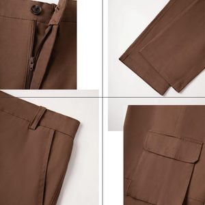 Pantalon cargo ample à poches multiples personnalisé pour hommes pantalon de survêtement décontracté jambe large pantalon ample Streetwear vêtements pour hommes - Product Image 4