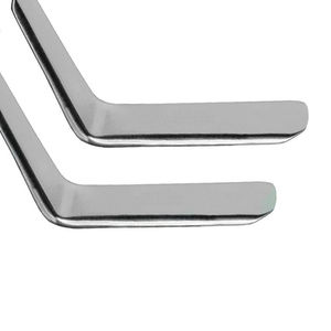 Retractor de mejillas Austin en ángulo recto, hoja de 80mm, juego de instrumentos manuales de acero para cirugía plástica - Product Image 6