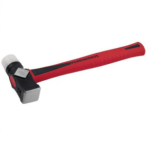 Martillo de Cerrajero ULTRATEC DUO de Cara Suave, Diámetro de Cabeza de 35 mm, Nylon Duro/Blanco PEDDINGHAUS - Product Image 3