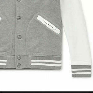 Veste de style universitaire avec logo personnalisé, option de logo sur le devant, faible MOQ, vêtements de mode d'extérieur pour hommes - Product Image 6