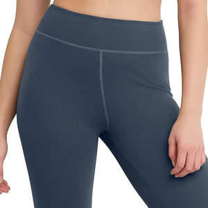 Venta al por mayor señoras cintura alta Control de barriga pantalones de entrenamiento 4 Way Stretch Buttery Soft Nylon Yoga Leggings Butt Lift XL Sport - Product Image 6