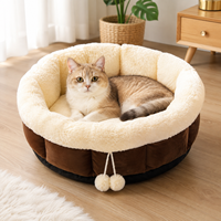 Lit pour chien en peluche ultra doux OEM |   Maison pour animaux de compagnie d'intérieur durable, antidérapante, écologique, de forme rectangulaire, avec housse amovible, emballage en carton