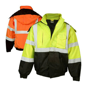 Gilet de sécurité LED personnalisé avec logo, classe 2 ANSI, vêtements de travail pour hommes, réfléchissant, imperméable, veste d'hiver 2025 - Product Image 1