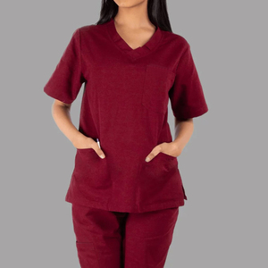 Uniformes de gommage médicaux Offre Spéciale Les femmes gomment les ensembles d'uniformes d'infirmière pour le service d'OEM d'hôpital - Product Image 5