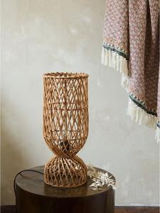 Lampe de table en rotin tressé écologique la plus vendue, corps en osier ouvert, éclairage naturel fait main pour le marché de gros de l'ameublement - Product Image 5