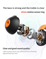 Écouteurs sans fil QD-6 CE 2026 Nouveaux écouteurs de haute qualité avec affichage numérique, son stéréo et basses profondes, pour le sport, OWS, Bluetooth V5.3, Noir