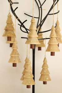 ต้นคริสต์มาสทำมือแขวนผนัง วัสดุไม้ธรรมชาติ สำหรับตกแต่งบ้านและงานปาร์ตี้ ของประดับวันหยุด ราคาพิเศษจากโรงงานโดยตรง - Product Image 2