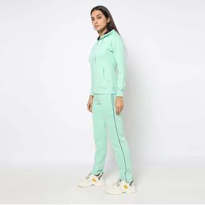 Chándal deportivo de alta calidad al por mayor para mujer, chándal de manga larga hecho en algodón para mujer - Product Image 3