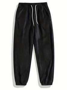 Men's Plus Size Solid Vintage Tracksuit Casual Fleece Pullover Sweatshirts Fluffy Warm Loose Fit Long Sleeve Hoodies Ultra Soft - Product Image 4