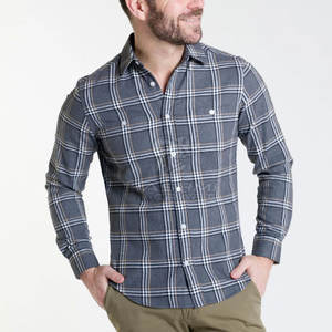 Chemise en flanelle à carreaux classique décontractée à manches longues, boutonnée, douce et confortable, à porter tous les jours, pour toutes les saisons - Product Image 3
