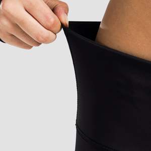 Leggings Deportivos Flex Fit de Cintura Alta Sin Costuras, Talla XS, Color Negro, Nailon/Spandex, Efecto Push-Up y Compresión, Técnica Lavada - Product Image 6
