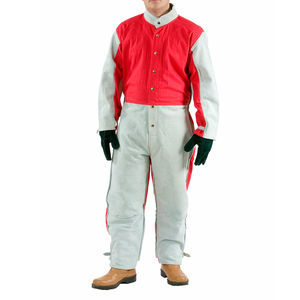 Combinaison de sablage robuste pour travailleurs - Vêtement de protection industriel anti-poussière - Product Image 4